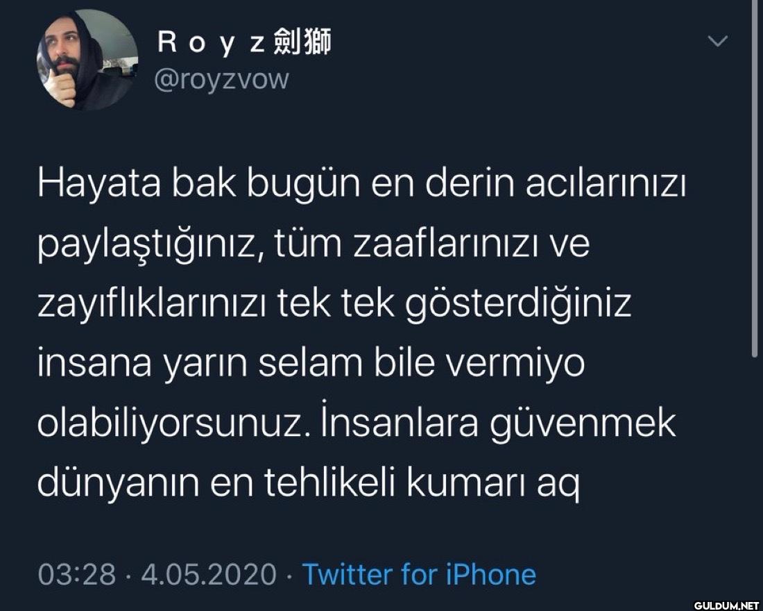 Hayata bak bugün en derin...