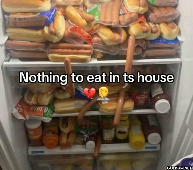 Nothing to eat in ts house