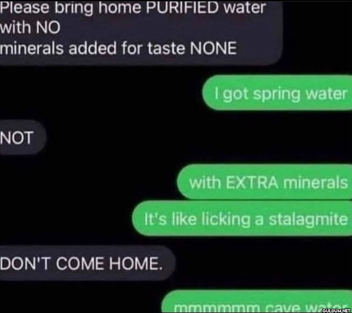 Please bring home PURIFIED...