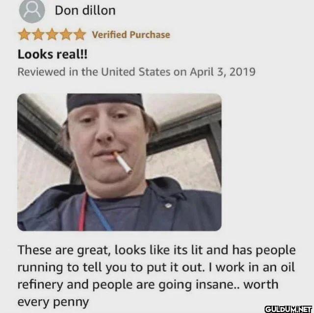 Don dillon Verified...