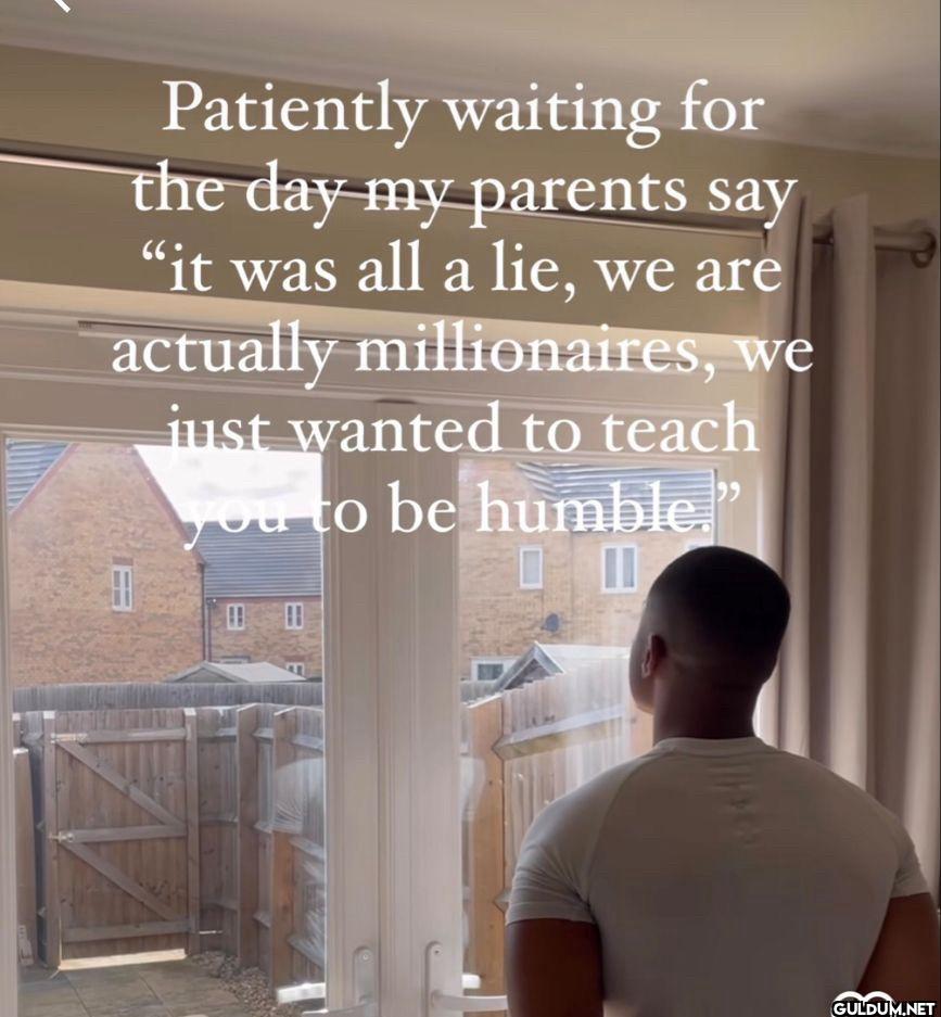 Patiently waiting for the...