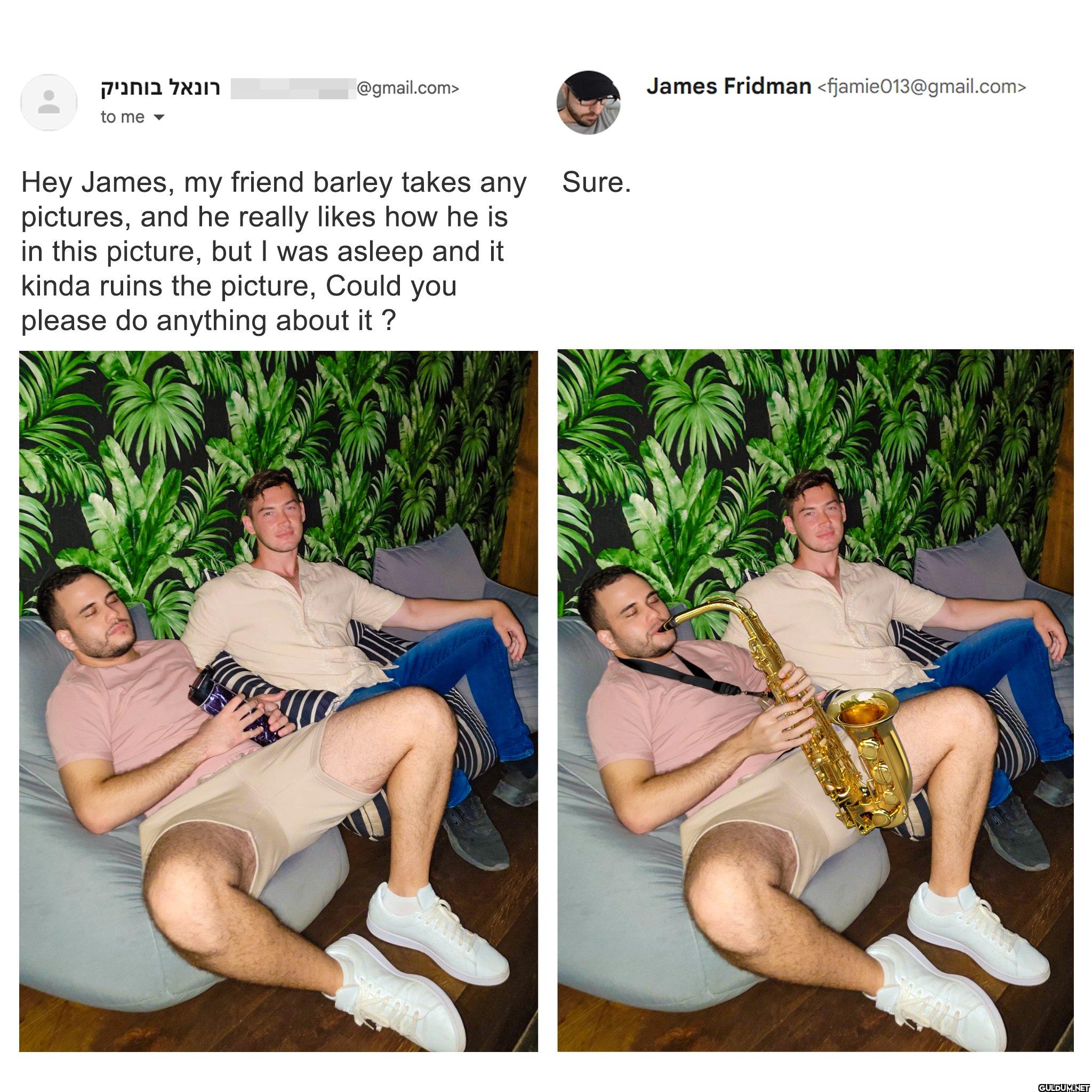 Hey James, my friend...