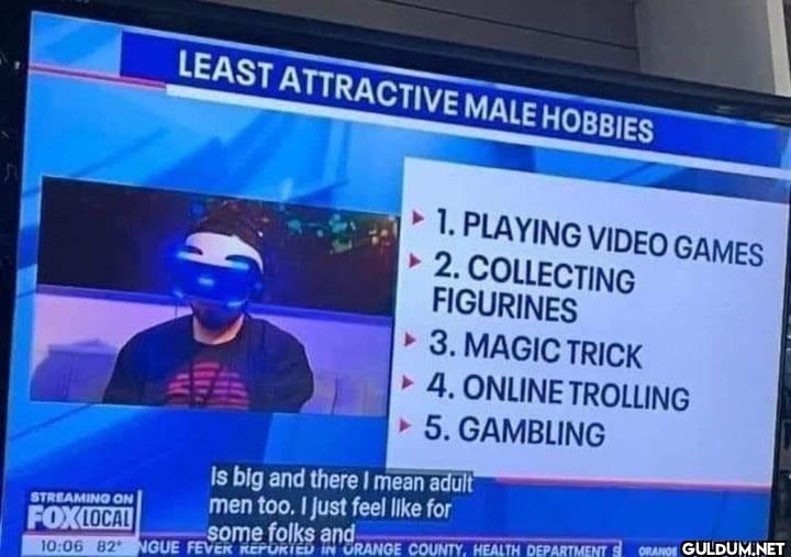 LEAST ATTRACTIVE MALE...