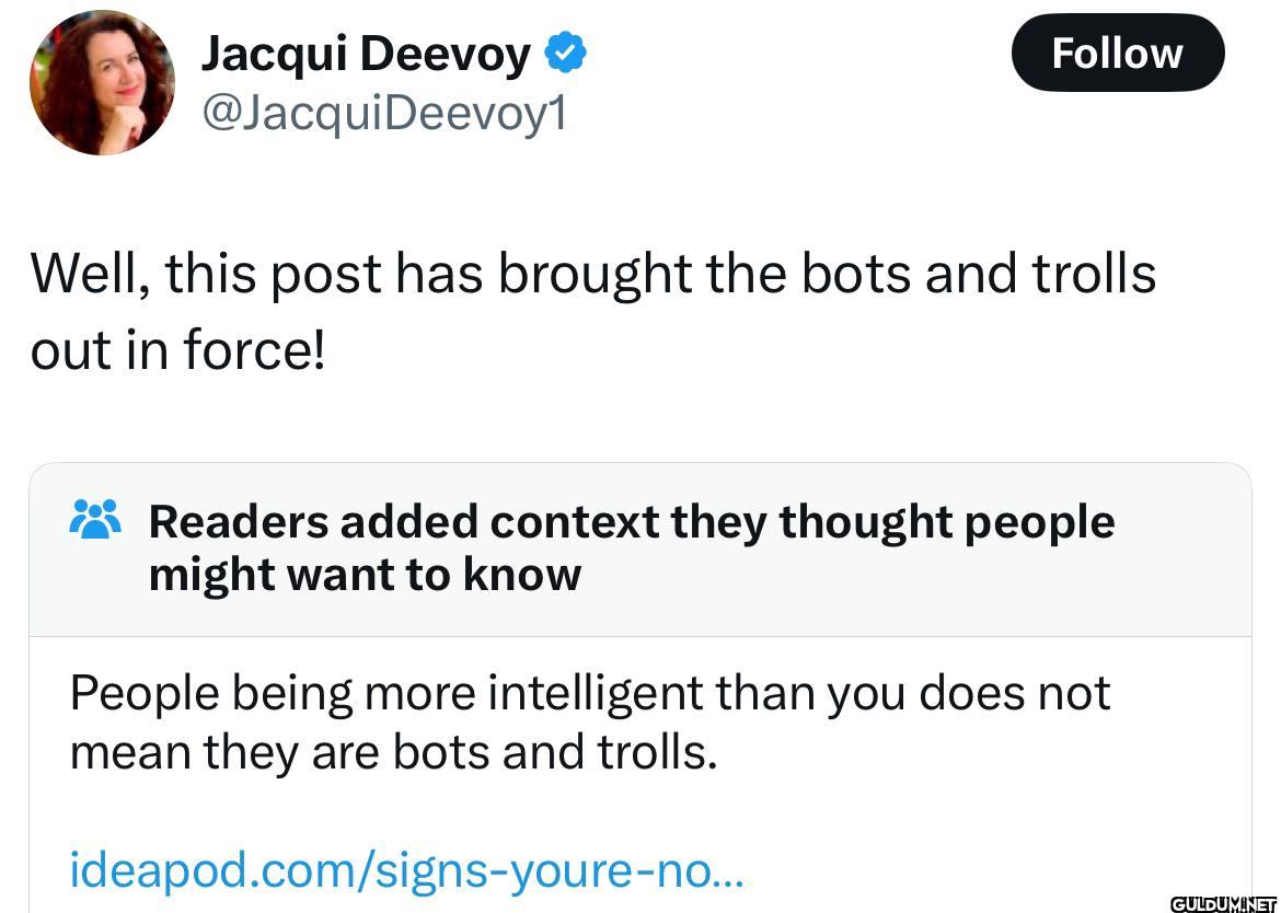 Follow Well, this post has...