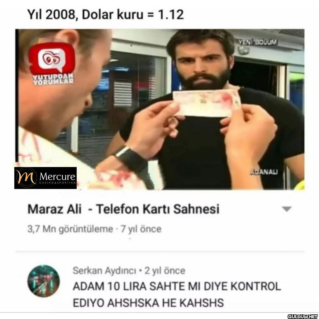 Yıl 2008, Dolar kuru =...