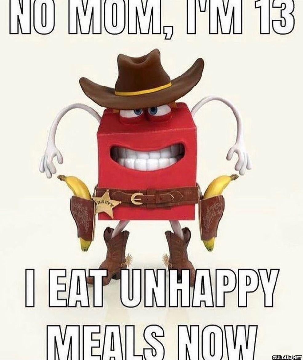 NO MOM, I'M 13 I EAT...