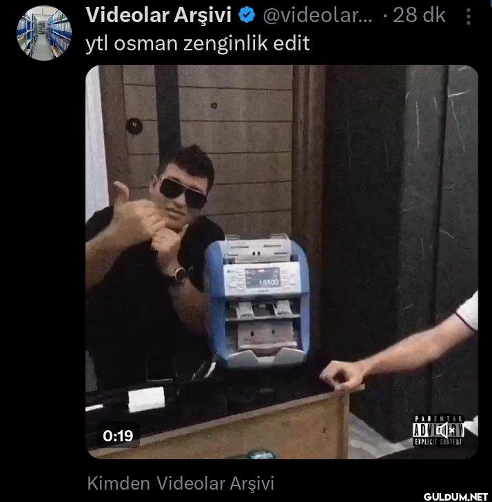 oğlum son tweet o zaten...