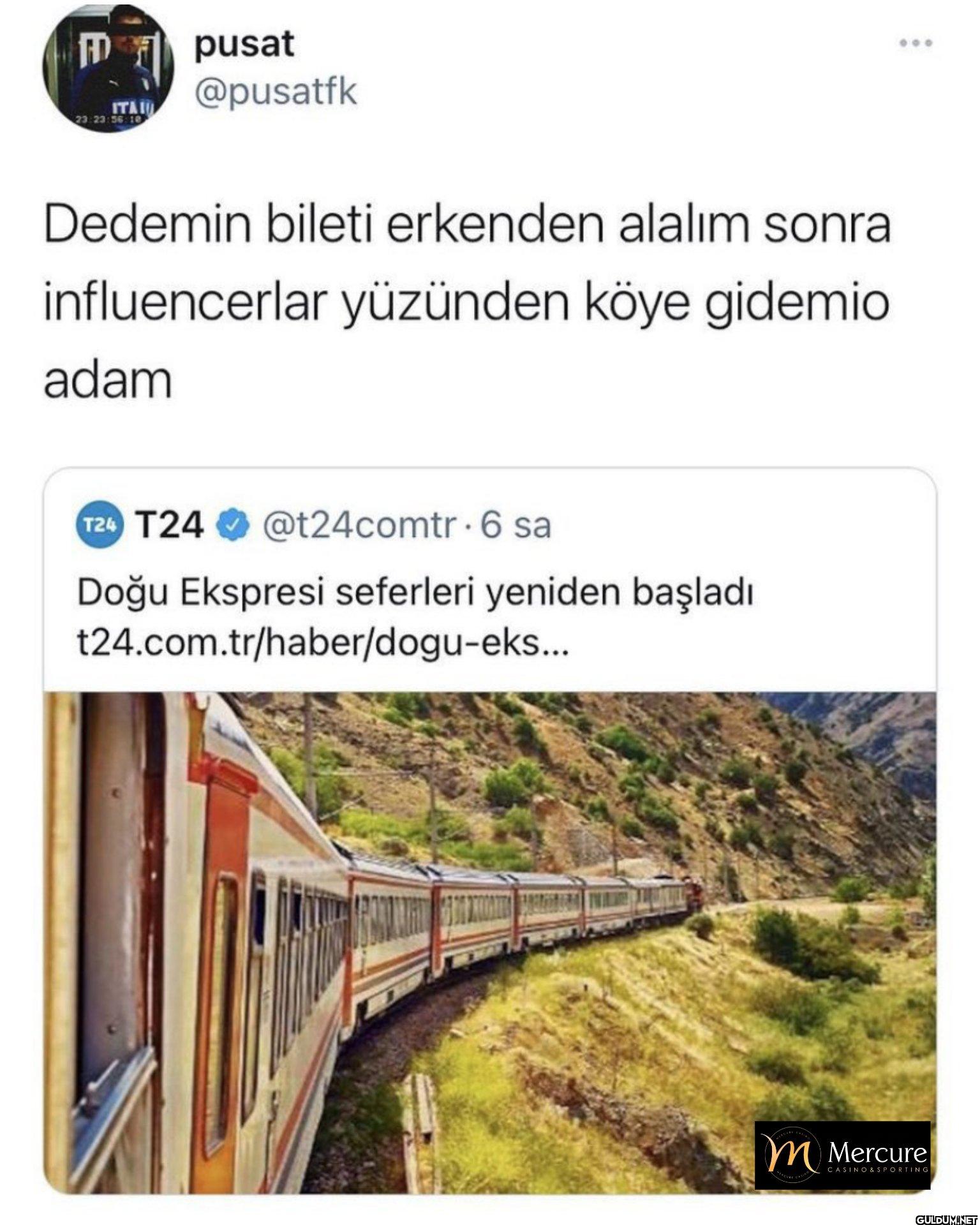 Dedemin bileti erkenden...