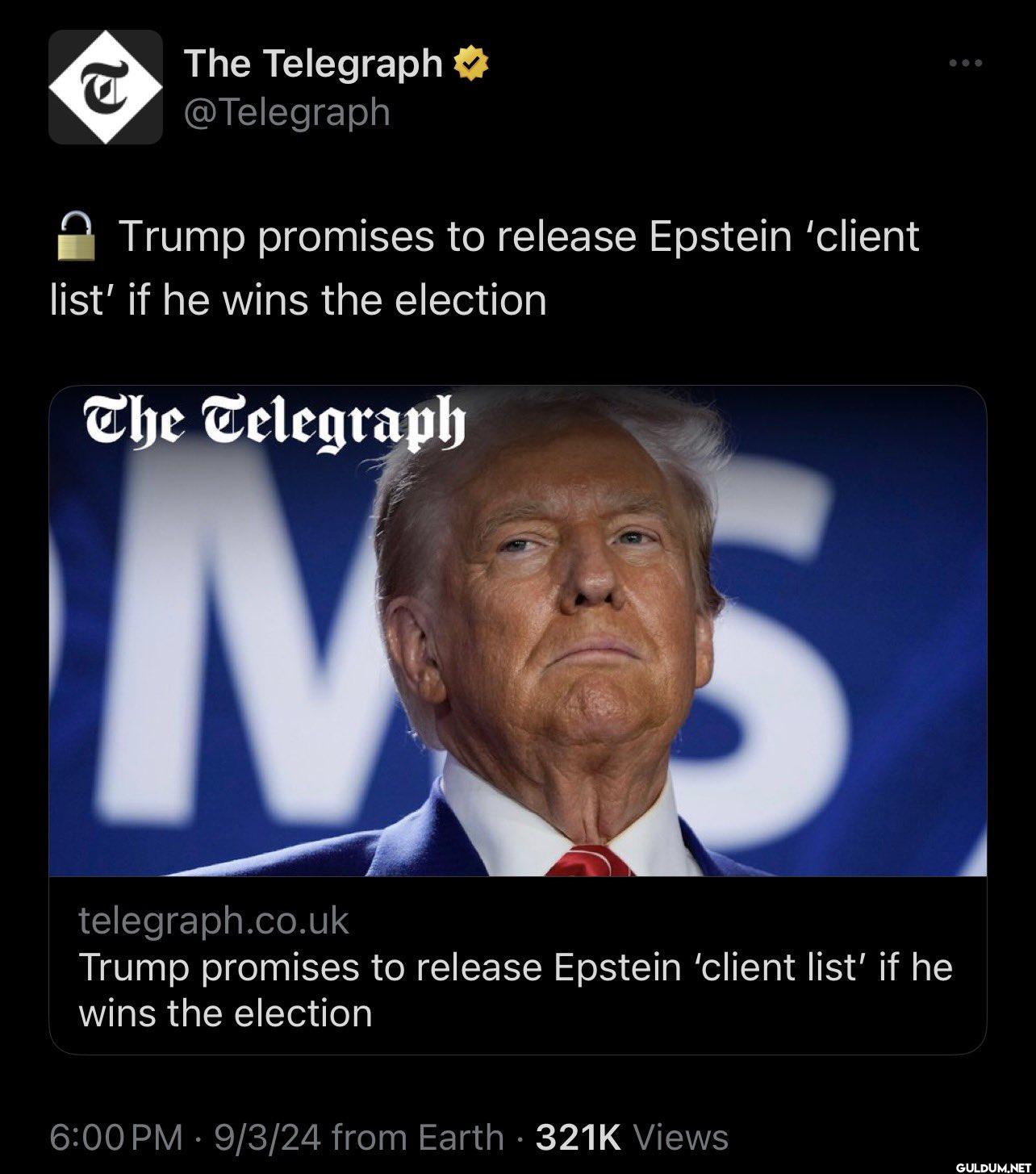 Trump promises to release...