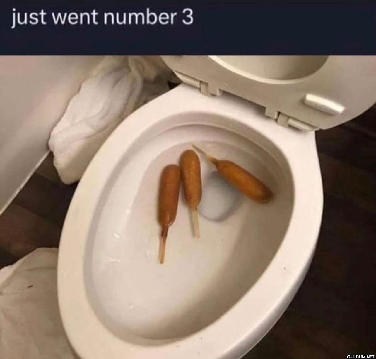 just went number 3