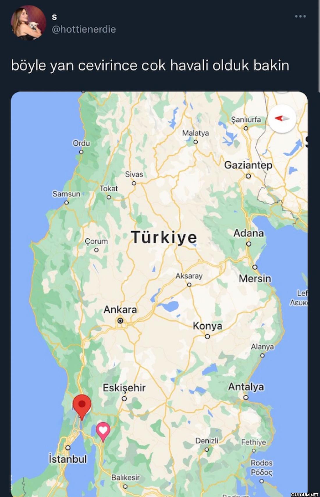 böyle yan cevirince cok...