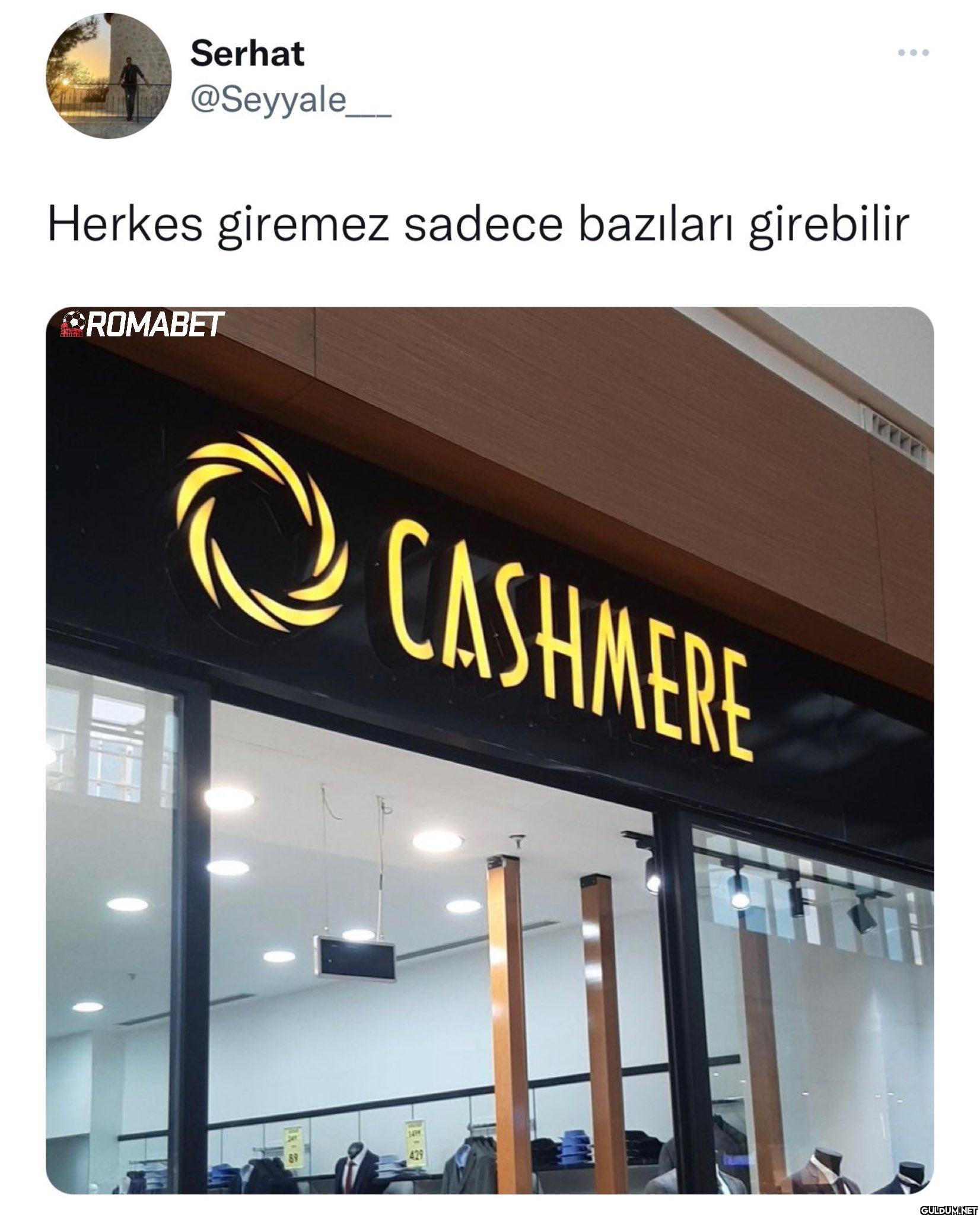 Herkes giremez sadece...