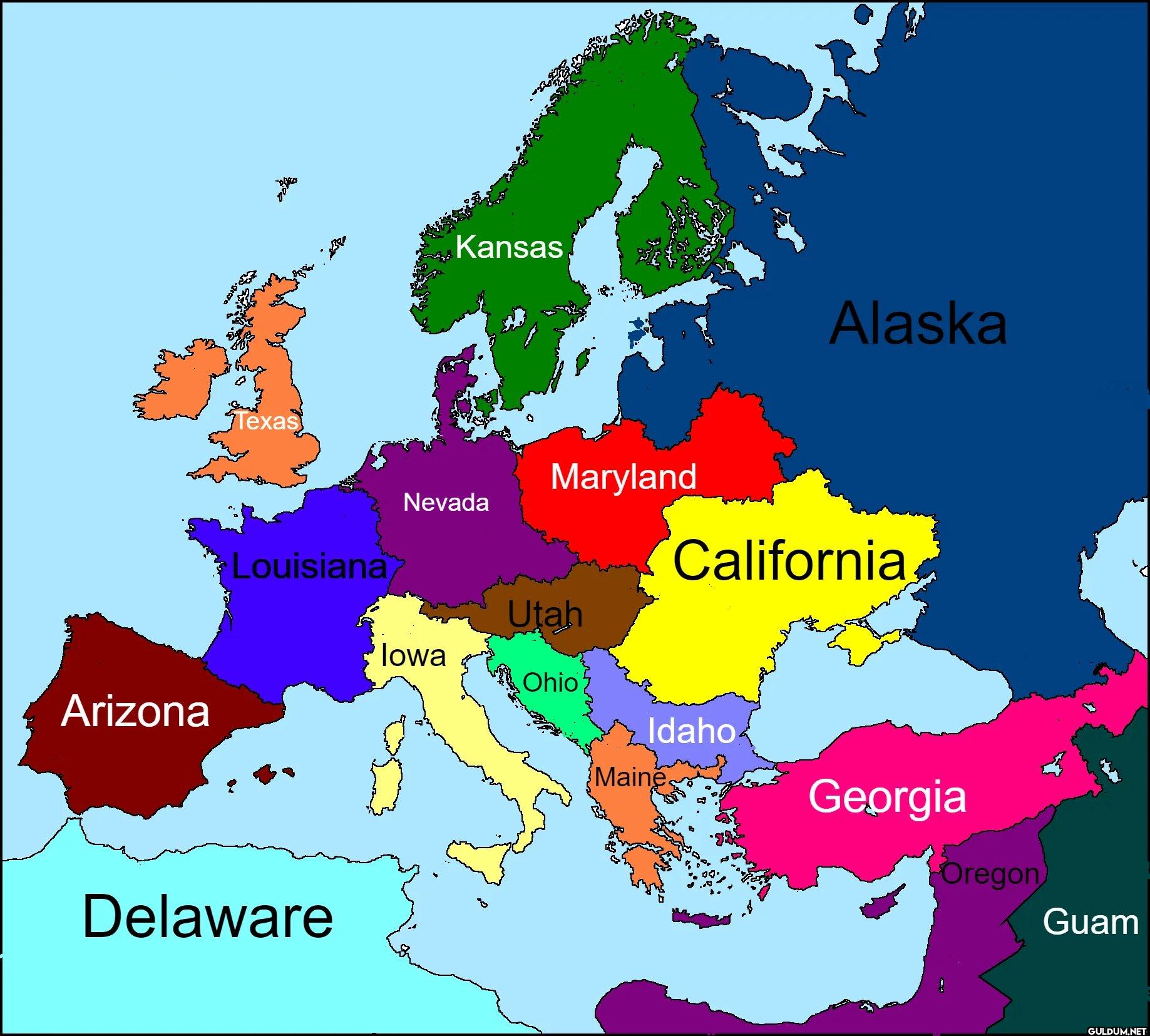 How I would divide Europe...