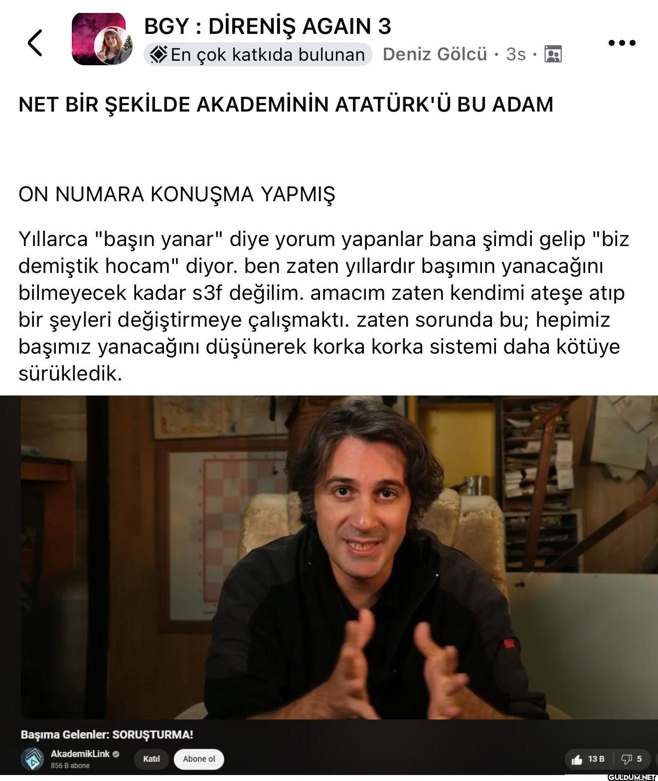 BGY: DİRENİŞ AGAIN 3 < •...