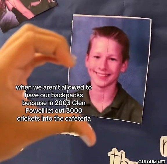 when we aren't allowed to...