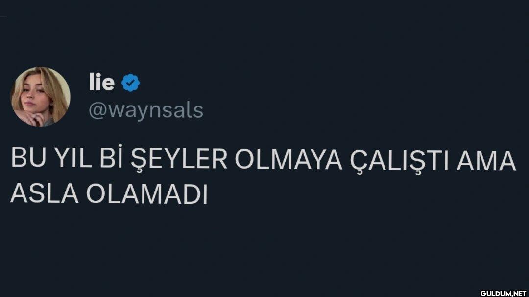 BU YIL Bİ ŞEYLER OLMAYA...