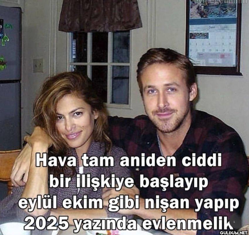 Hava tam aniden ciddi bir...