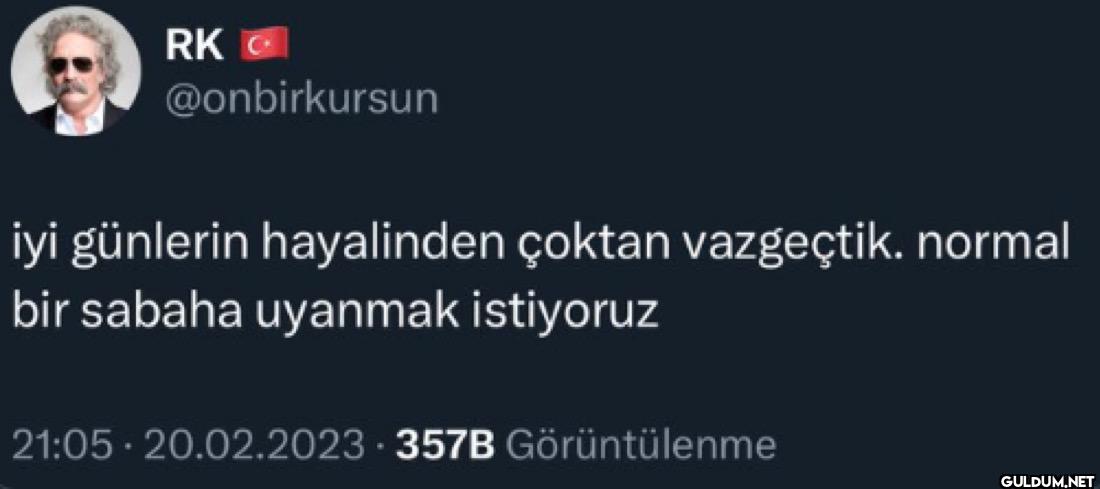 iyi günlerin hayalinden...