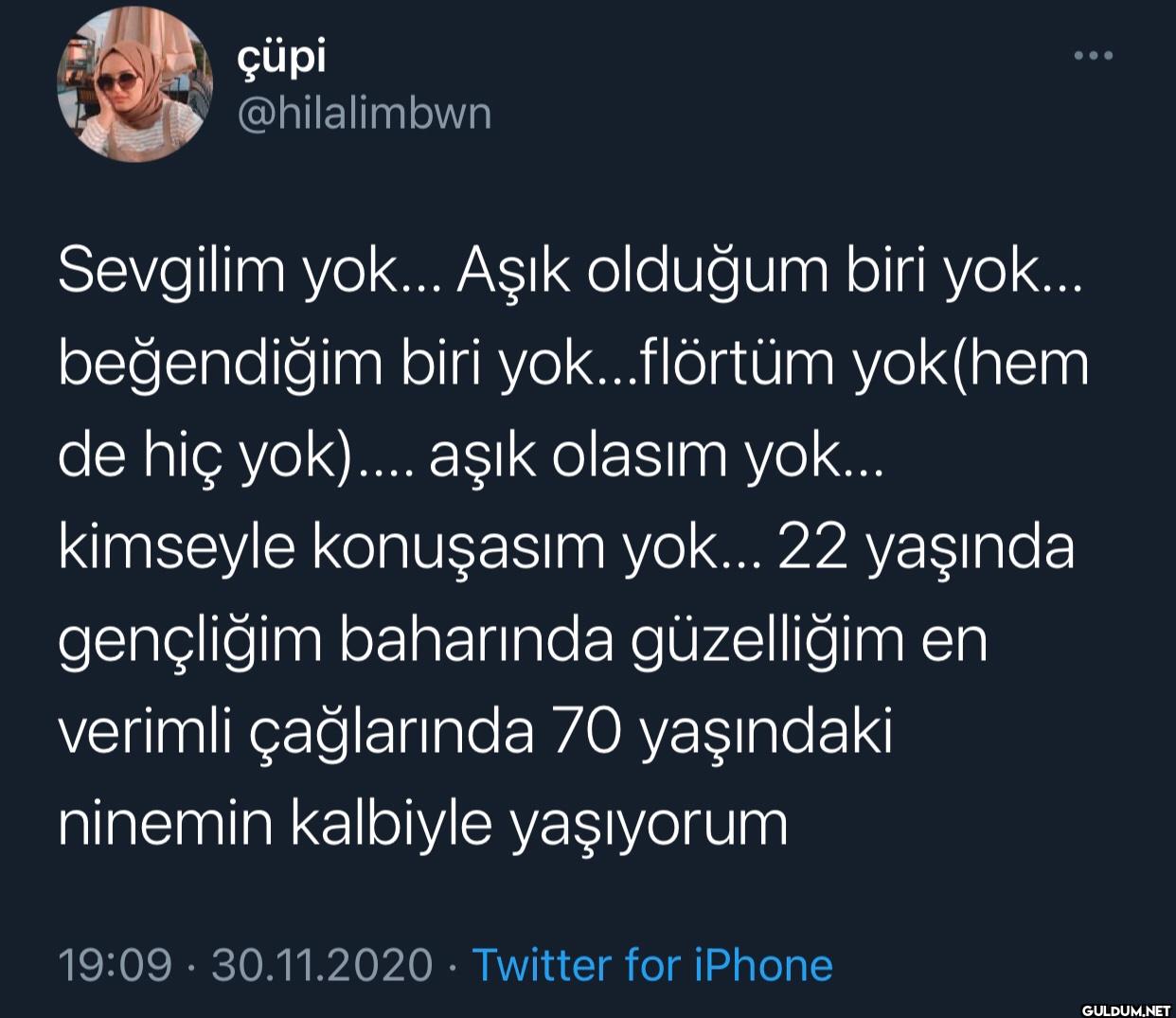 Sevgilim yok... Aşık...