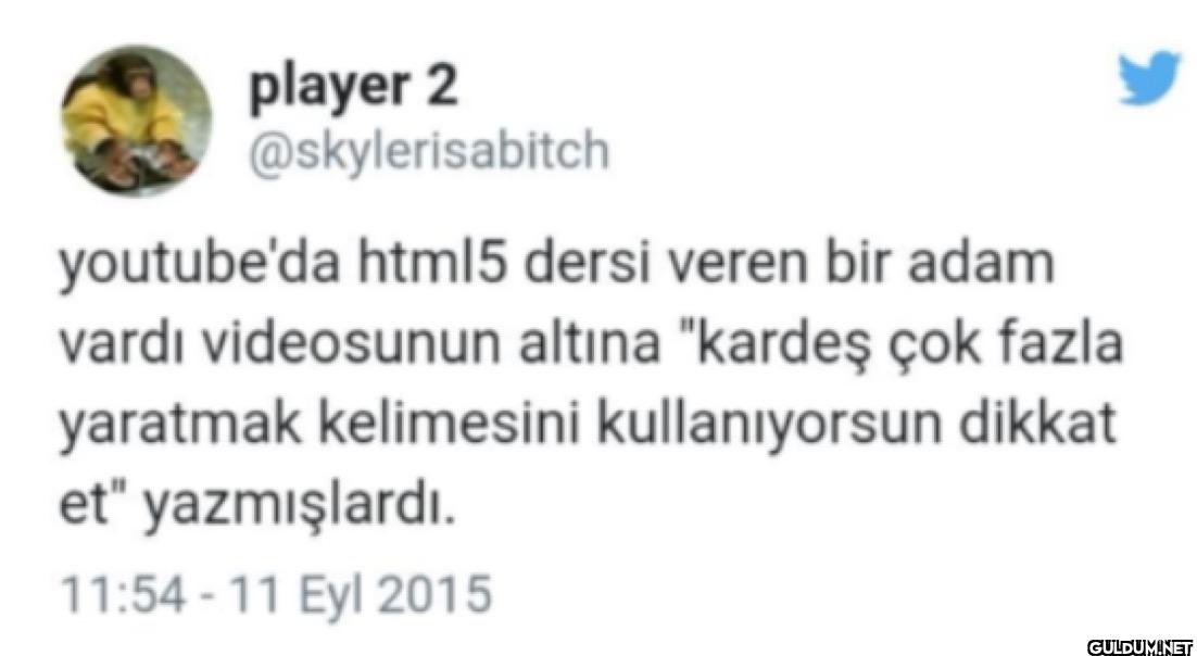 youtube'da html5 dersi...