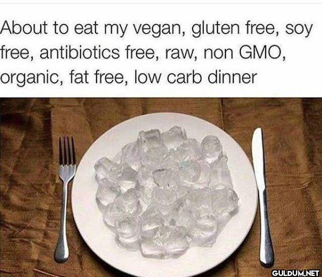 About to eat my vegan,...