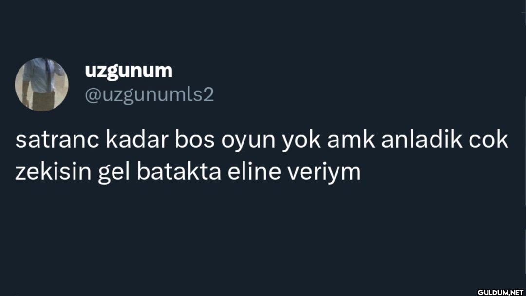 satranc kadar bos oyun yok...