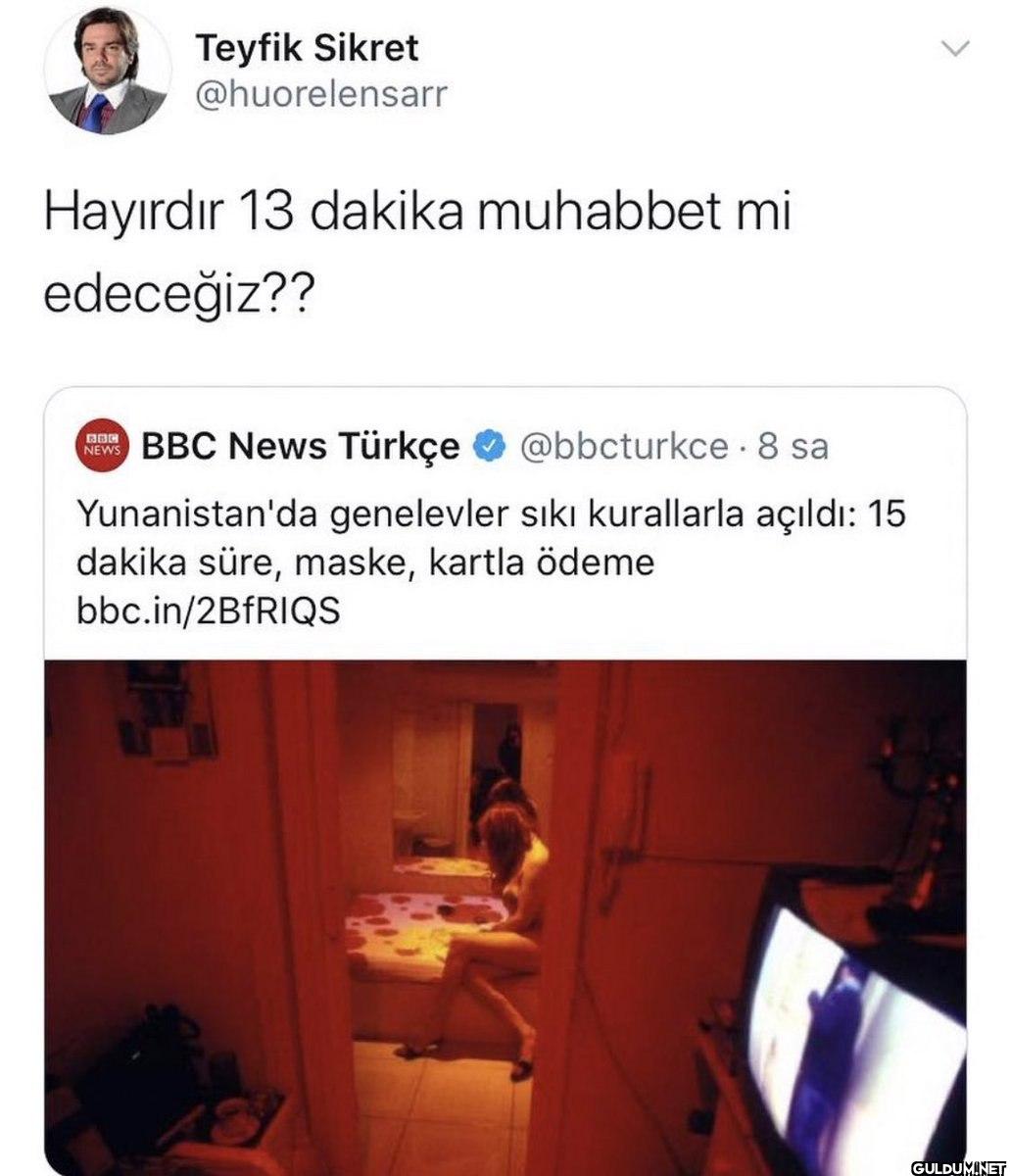 Hayırdır 13 dakika...