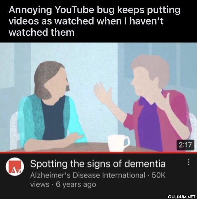 Annoying YouTube bug keeps...