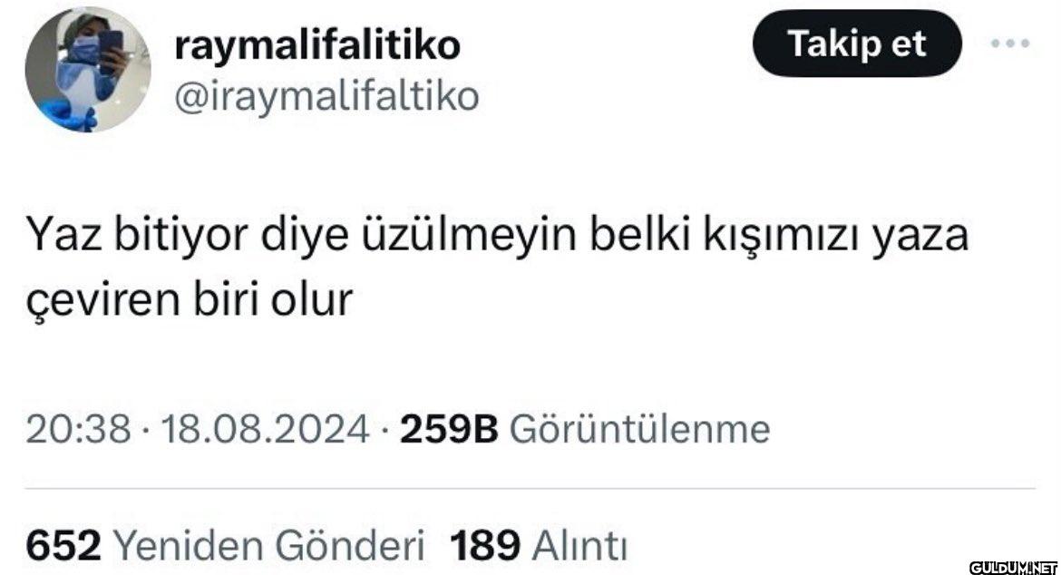 Takip et Yaz bitiyor diye...