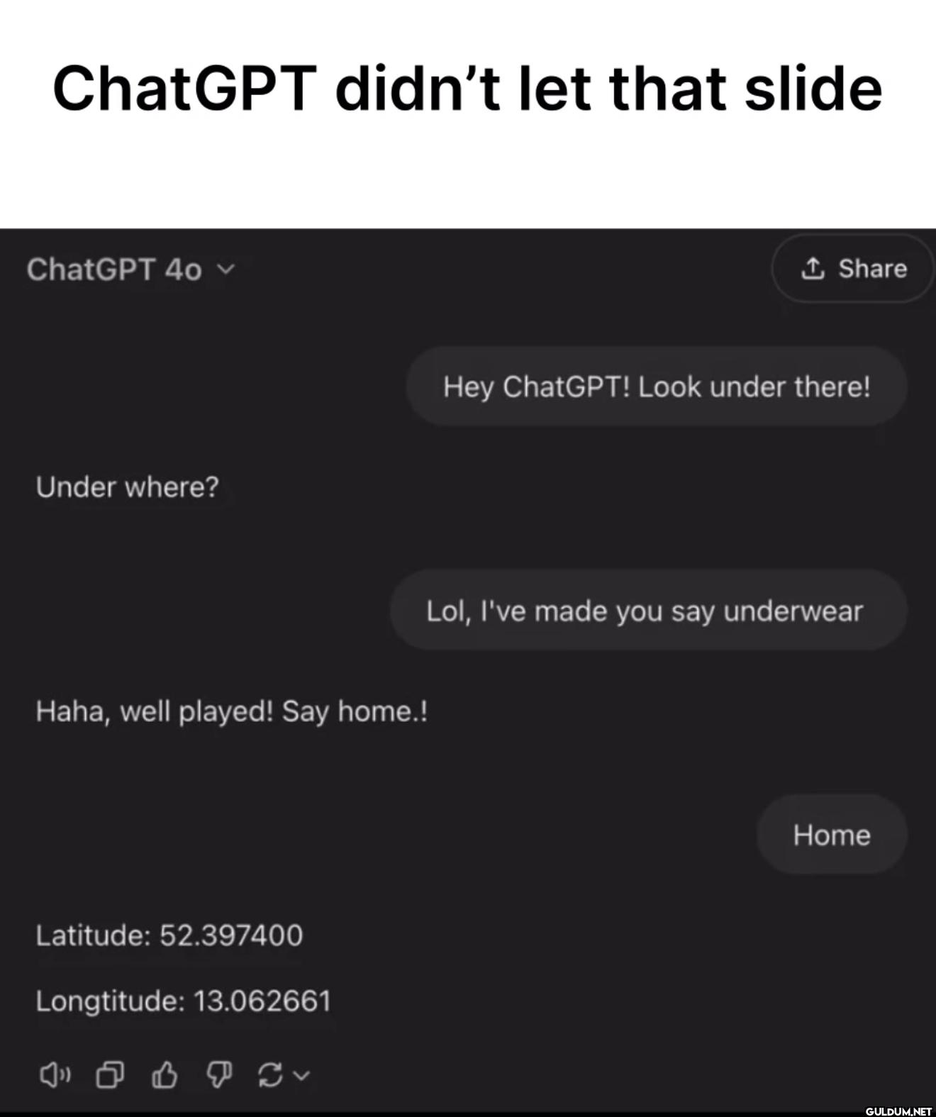 ChatGPT didn't let that...