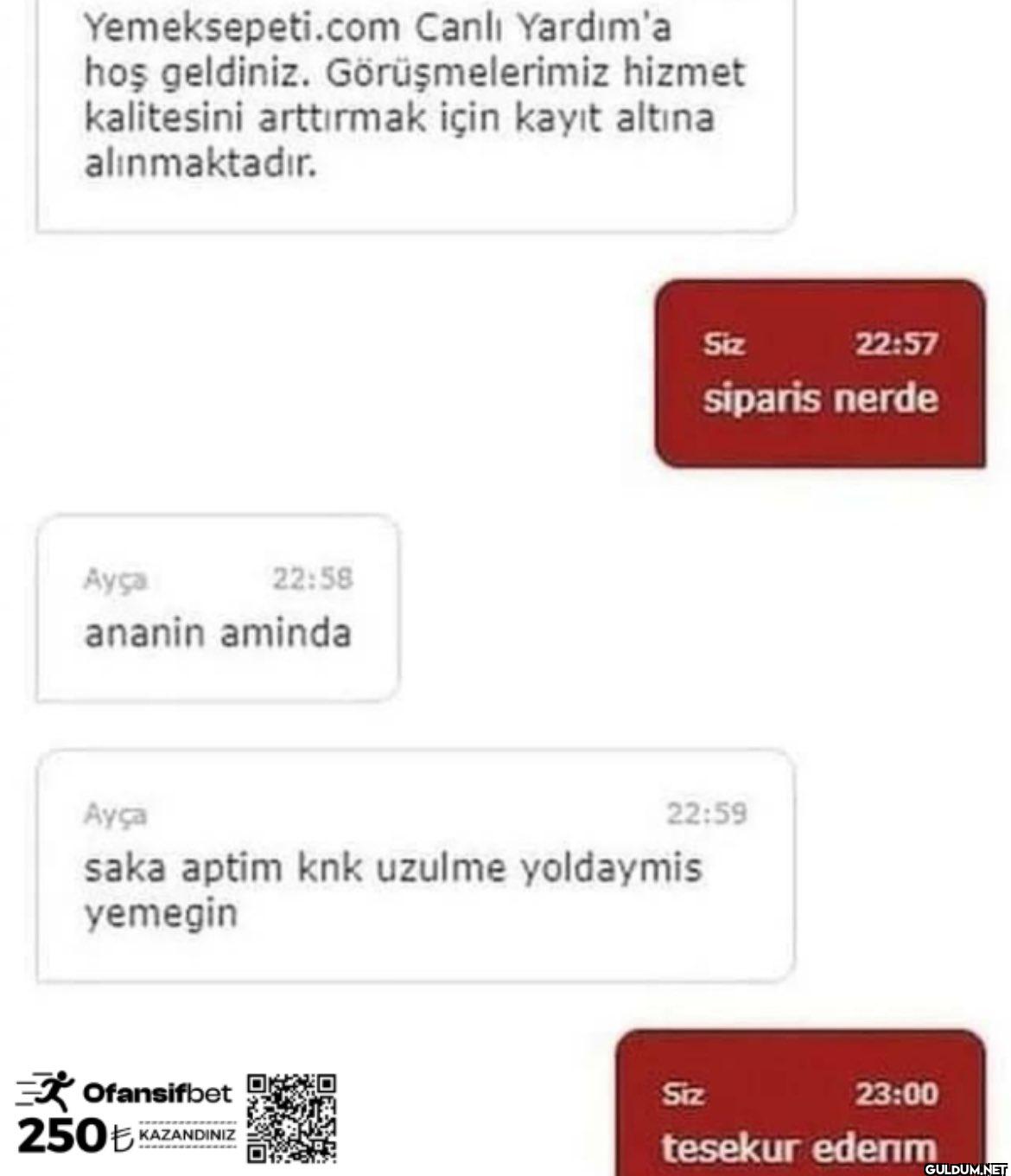 Yemeksepeti.com Canlı...