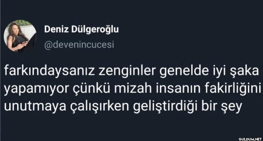 farkındaysanız zenginler...