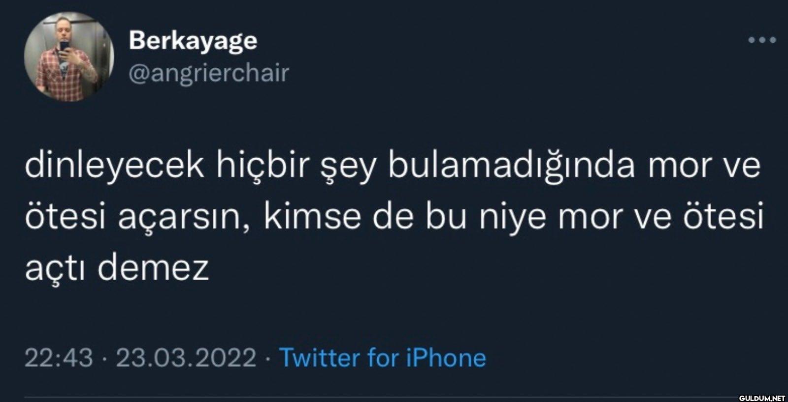 dinleyecek hiçbir şey...