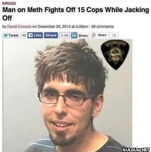 Insane headline.    DRUGS...