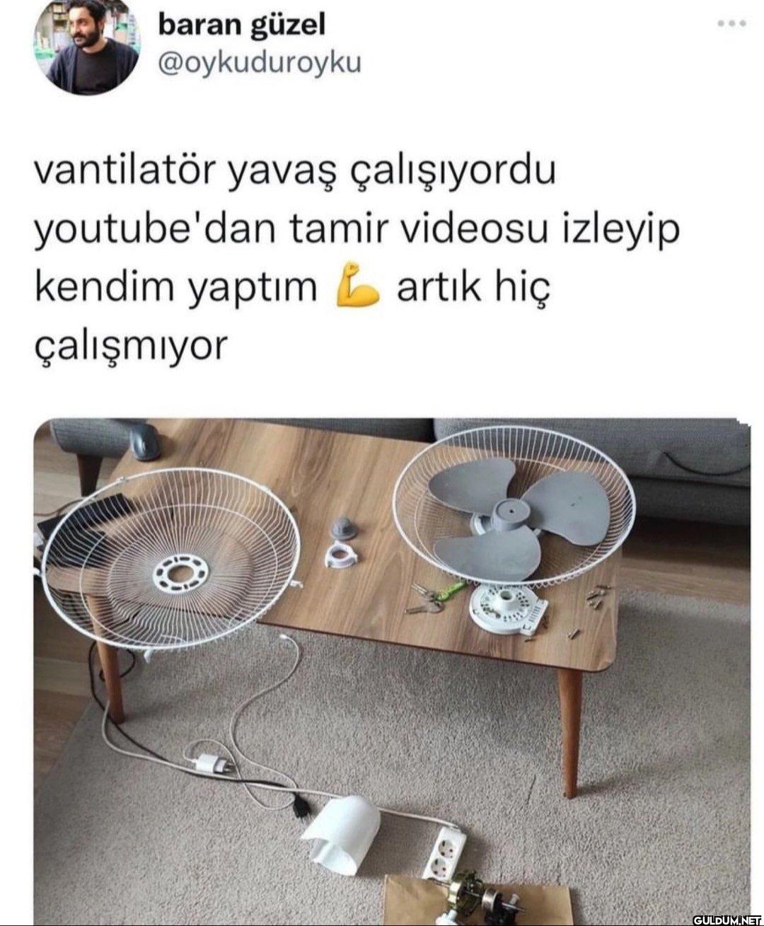 vantilatör yavaş...