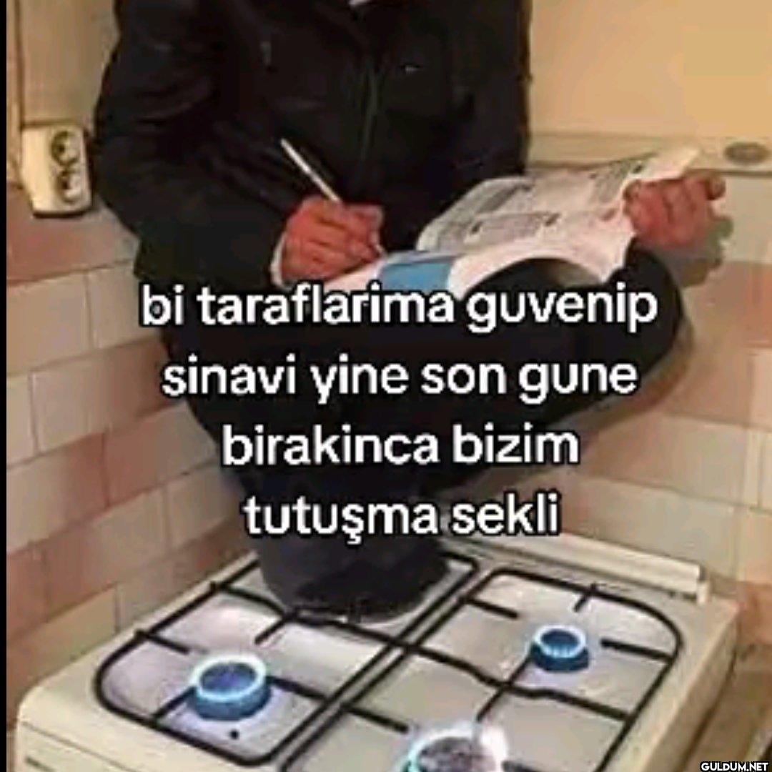 bi taraflarima guvenip...