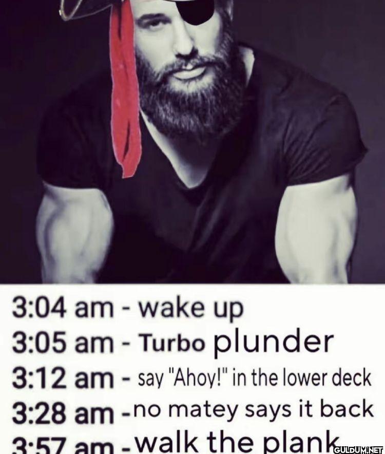 - wake up - Turbo plunder...