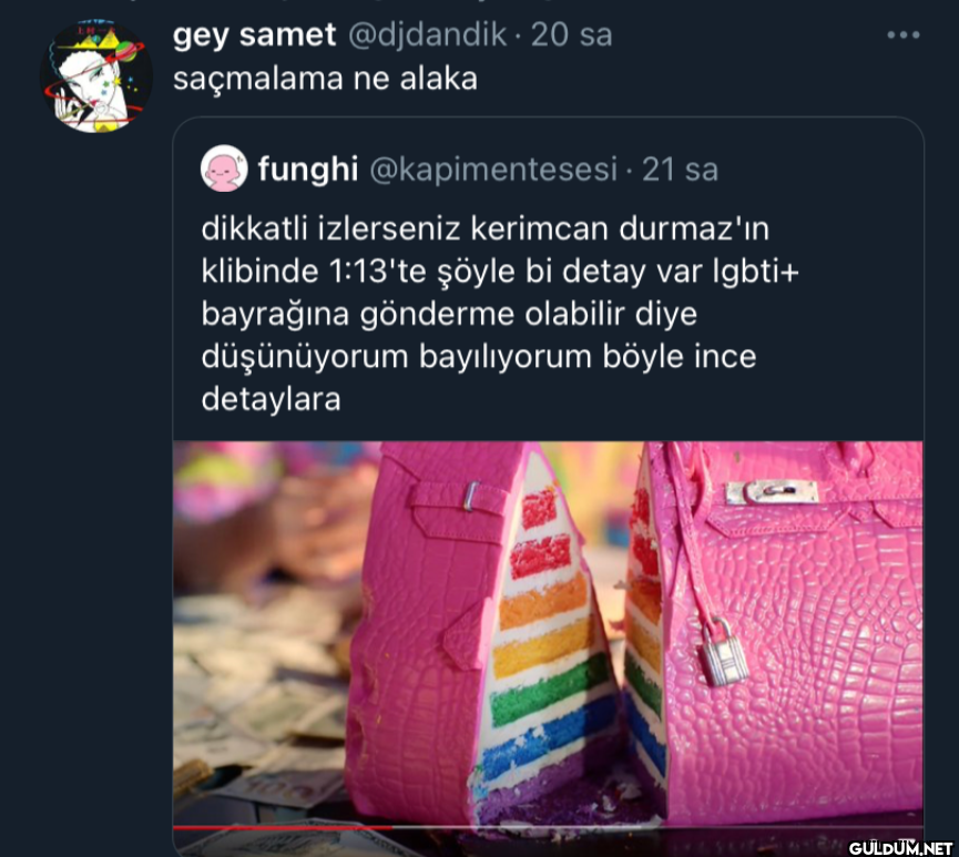 20 sa saçmalama ne alaka...