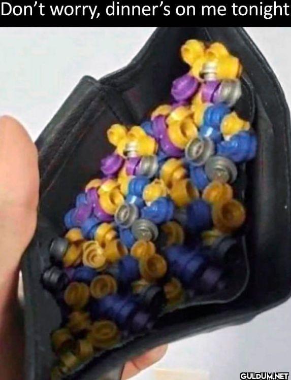 Don t worry, dinner s on me tonight