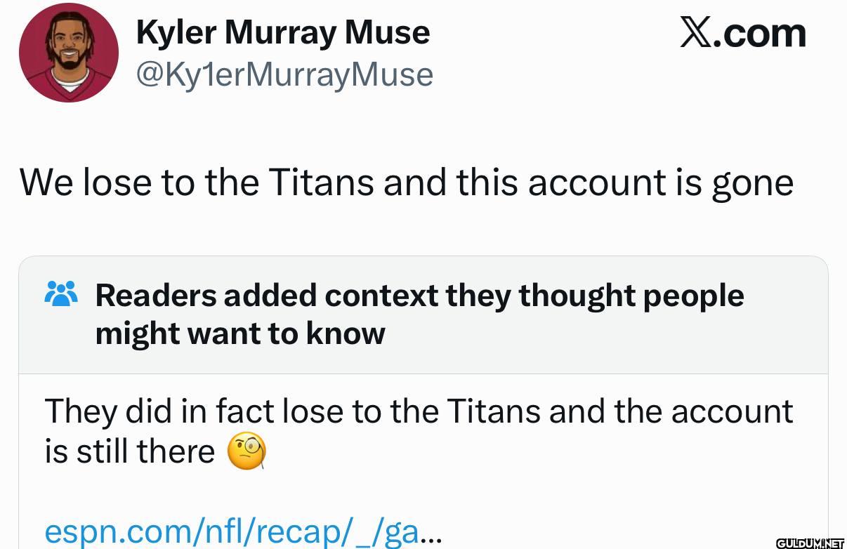 Muse X.com We lose to the...