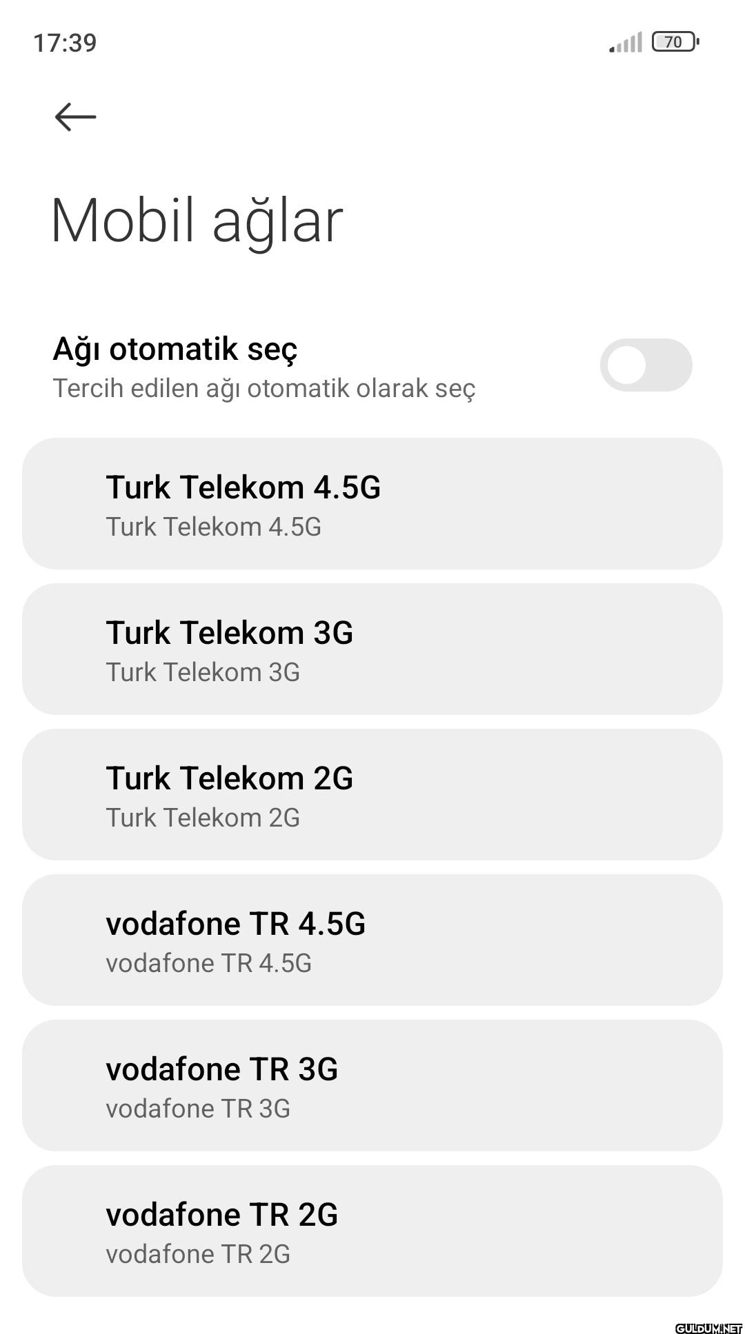 30 + 30 GB internetim var...