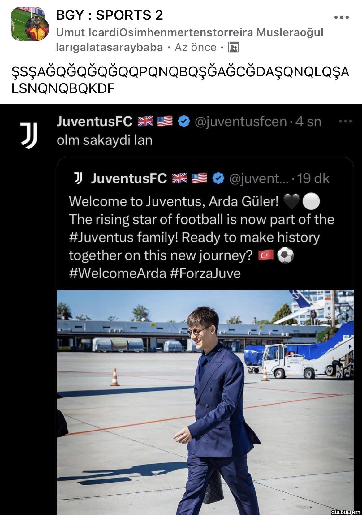 Olaya bak amk juventus...