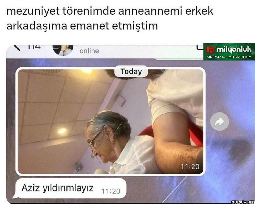 mezuniyet törenimde...