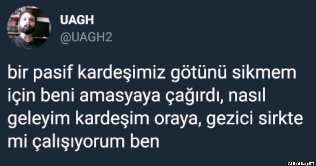 bir pasif kardeşimiz...