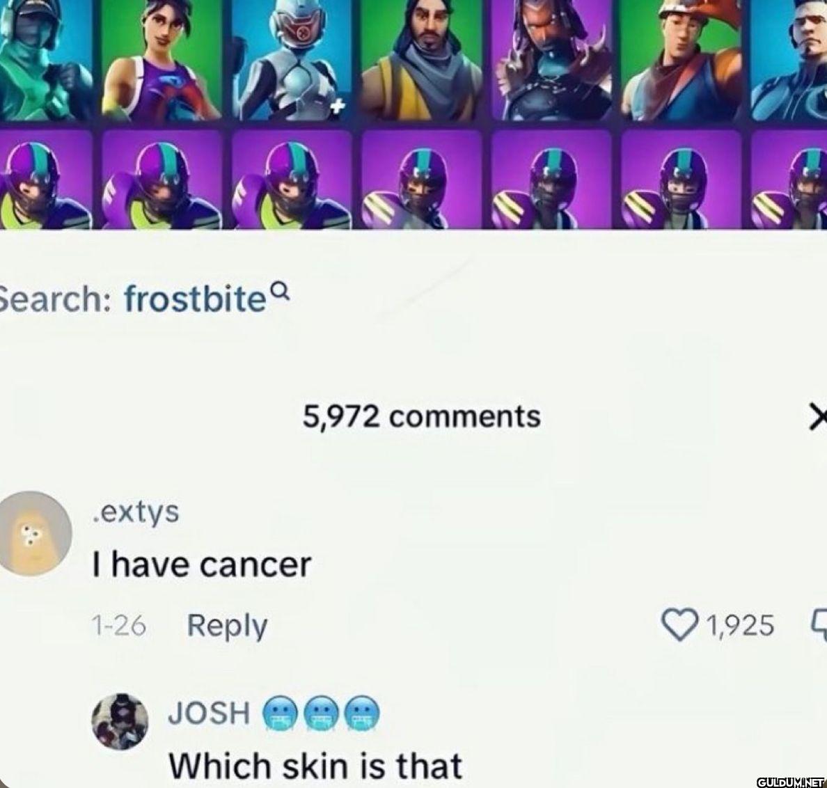 Search: frostbite 5,972...