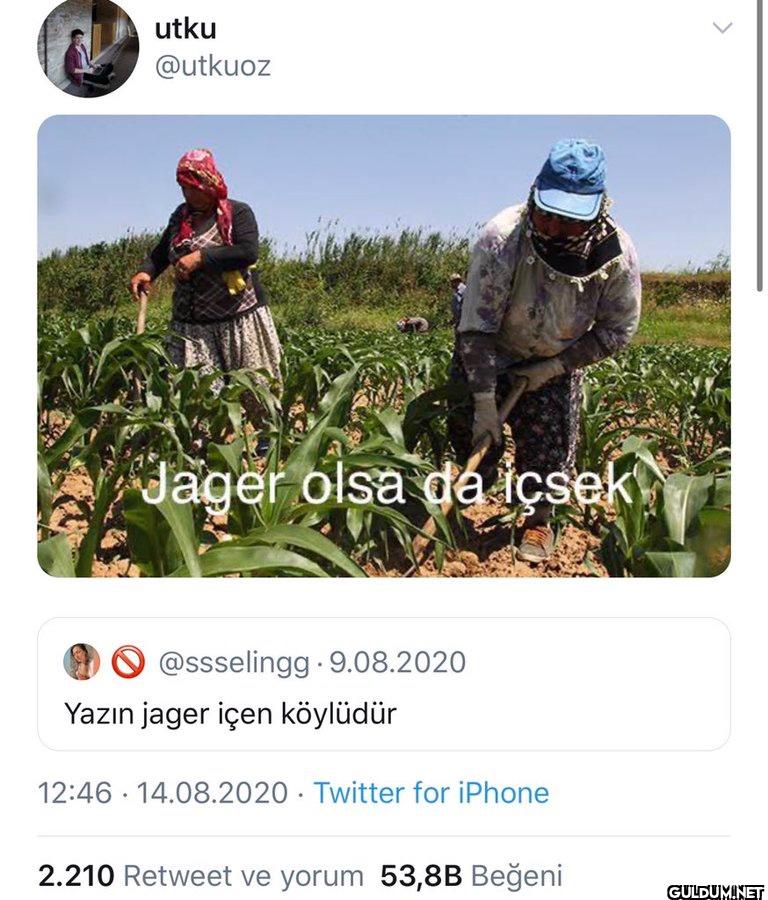 Jager olsa da içsek...