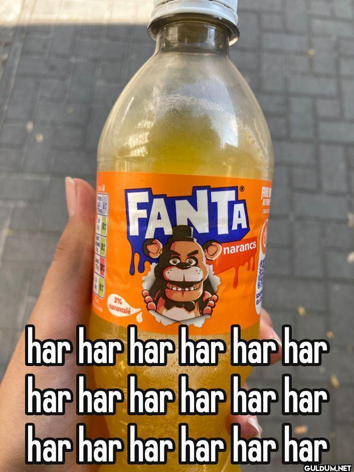 FANTA narancs 3% narancés...