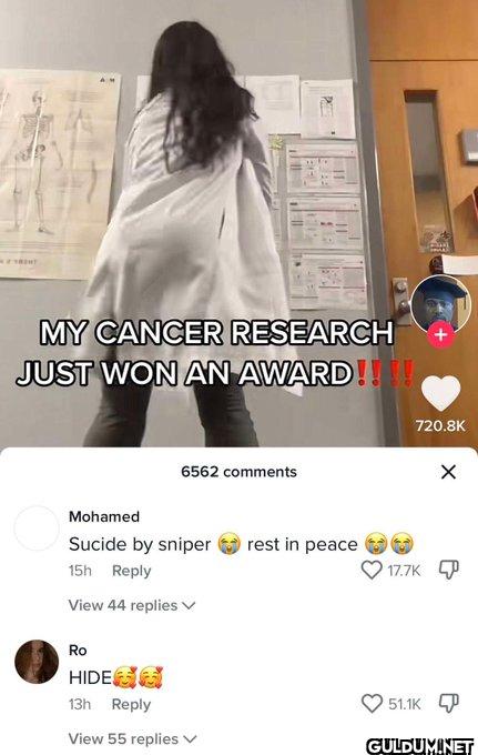 The comments had me...