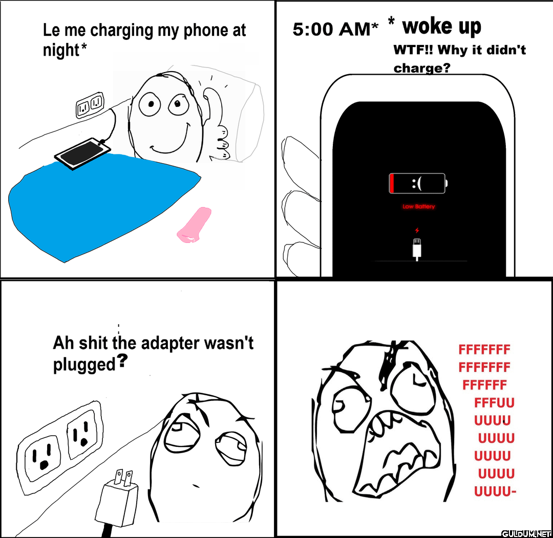 Le me charging my phone at...