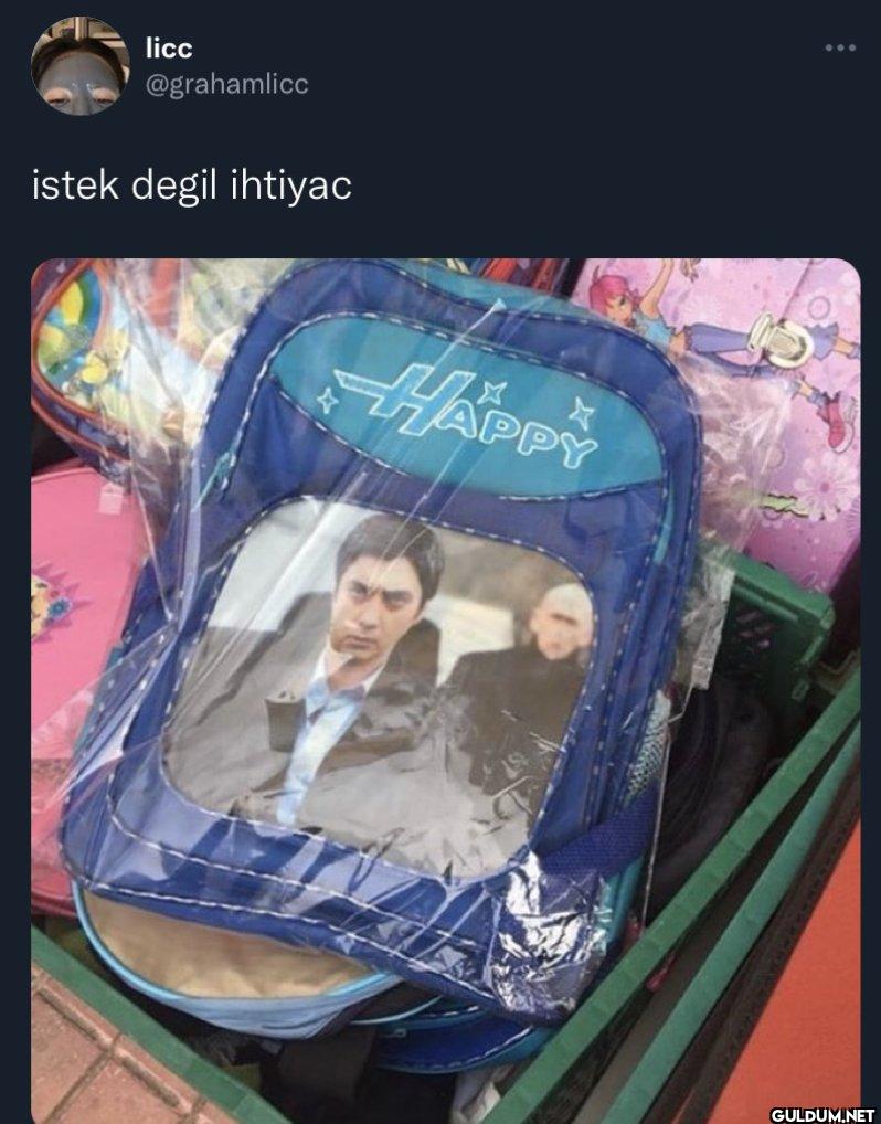 istek degil ihtiyac HAPPY